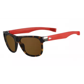 LACOSTE L664S-5517214 Unisex akiniai - juodas rėmelis, pilki lęšiai, 55/17/140 mm