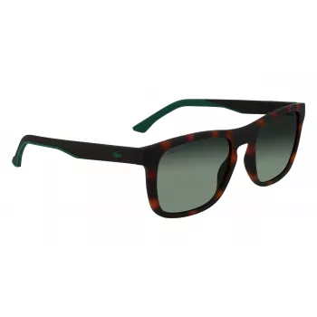 Lacoste L956S-230 vyriški akiniai nuo saulės Havana rudi stačiakampiai acetatas 55mm
