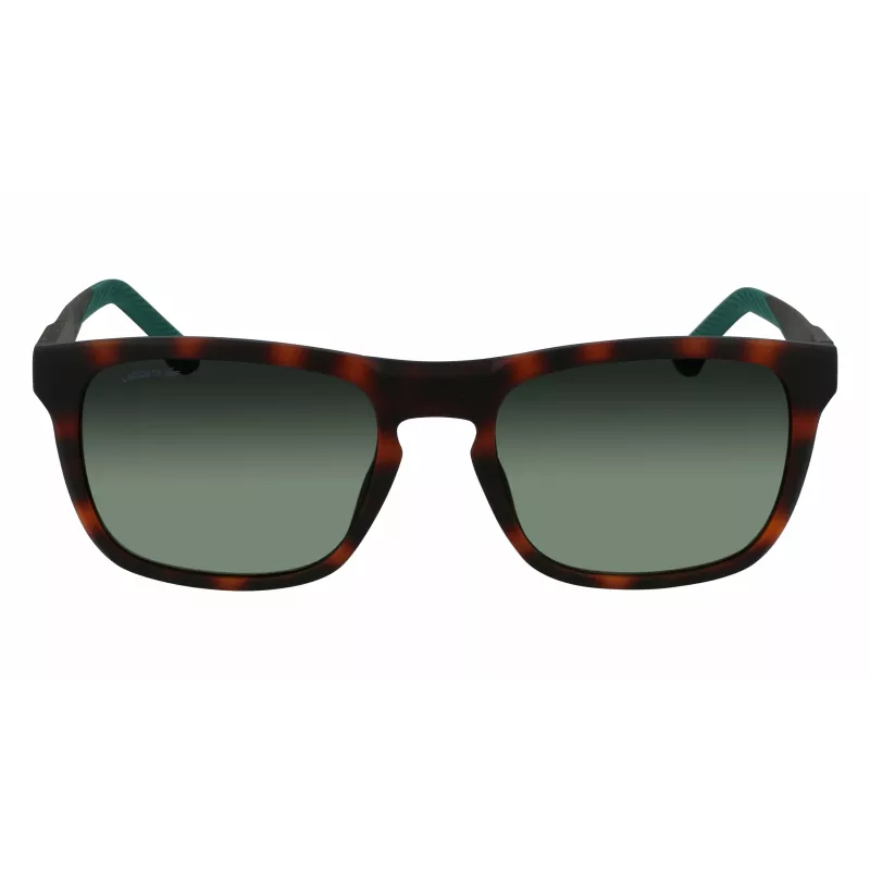 Lacoste L956S-230 vyriški akiniai nuo saulės Havana rudi stačiakampiai acetatas 55mm