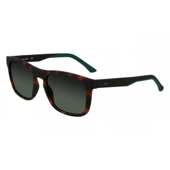 Lacoste L956S-230 vyriški akiniai nuo saulės Havana rudi stačiakampiai acetatas 55mm