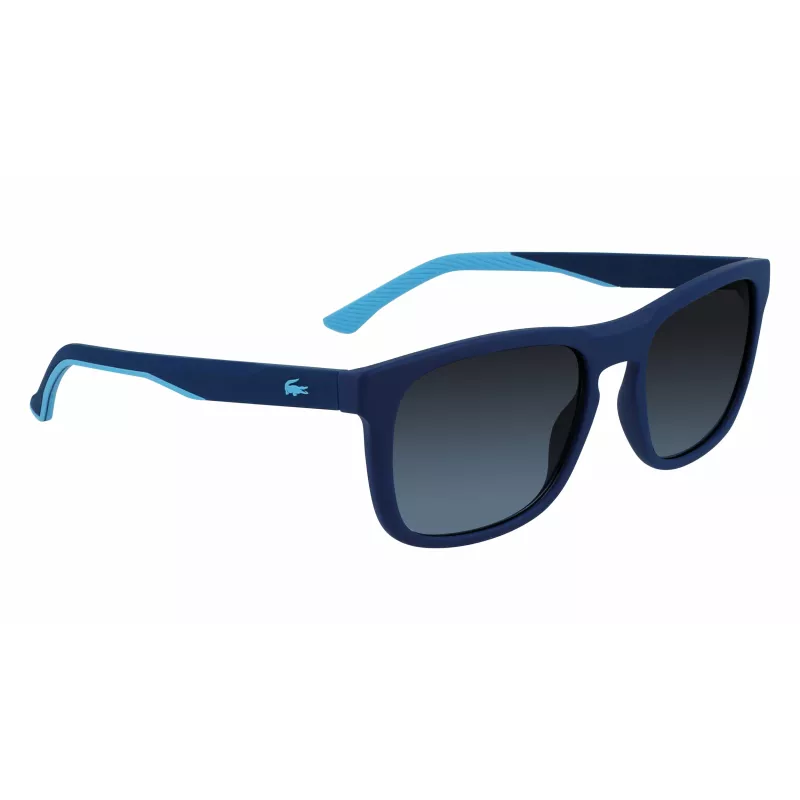 Lacoste L956S 401 vyriški akiniai nuo saulės, mėlynas rėmelis, pilki lęšiai, 55 mm