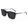 Lacoste L960S Vyriški kvadratiniai akiniai nuo saulės - juodas rėmelis, žali lęšiai 56/18/140 mm UV400