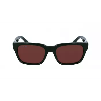 Lacoste vyriški stačiakampiai acetatiniai akiniai nuo saulės L6007S5418318 54/18/145 mm žali