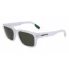 Lacoste vyriški stačiakampiai akiniai nuo saulės L6004S-970 juodi/pilki 55/19/145 mm