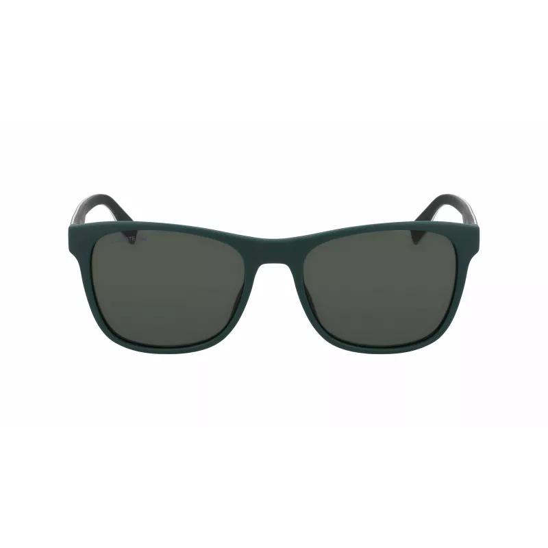 Lacoste vyriški stačiakampiai akiniai nuo saulės L6031S-301 Havana Green 56/18/145 mm