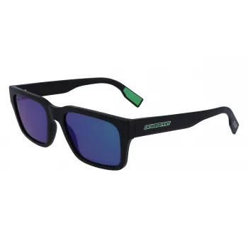Lacoste vyriški akiniai nuo saulės L6004S 5519002 juodi/pilki 55/19/145 mm