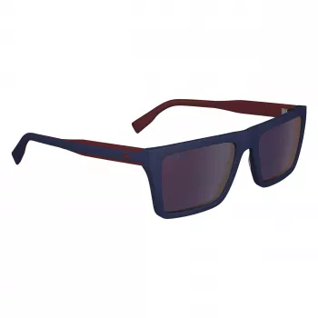 Lacoste vyriški akiniai nuo saulės L6009S-424 mėlynas rėmelis pilki gradientiniai lęšiai 56/19/145 mm