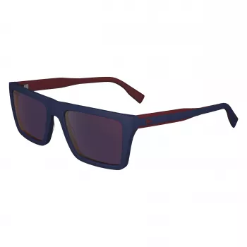Lacoste vyriški akiniai nuo saulės L6009S-424 mėlynas rėmelis pilki gradientiniai lęšiai 56/19/145 mm