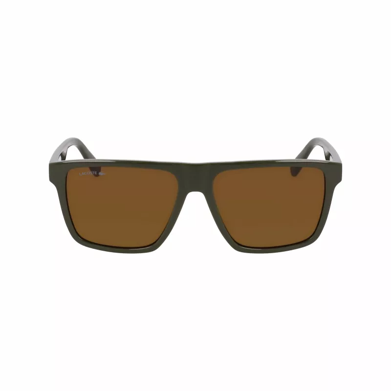 Lacoste vyriški akiniai nuo saulės L6027S-275 Havana acetatas stačiakampiai 57mm