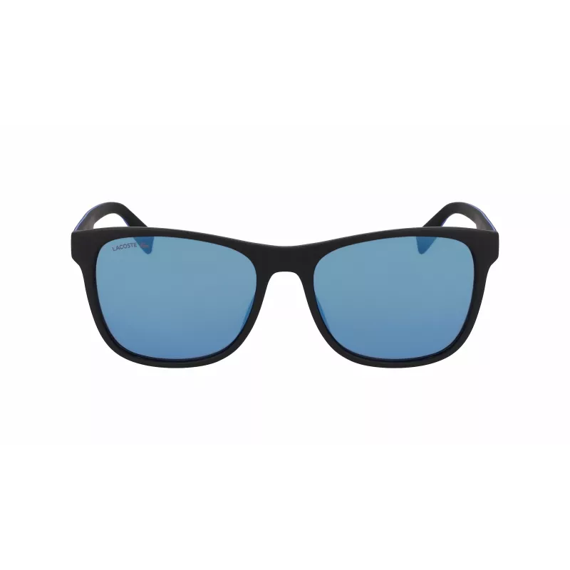 Lacoste vyriški akiniai nuo saulės L6031S-002 kvadratinis juodas rėmelis pilki lęšiai 56/18/145 mm