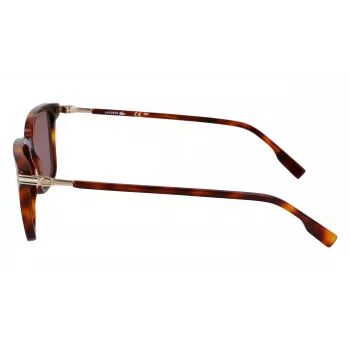 Lacoste vyriški akiniai nuo saulės L6035S5318214 - Havana acetato rėmelis, rudi lęšiai, 53 mm