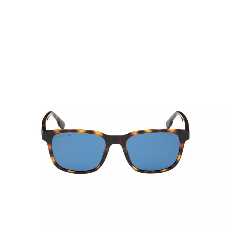Lacoste vyriški akiniai nuo saulės L980SRG-242 Havana Brown stačiakampiai acetatiniai 54/18/145 mm UV400