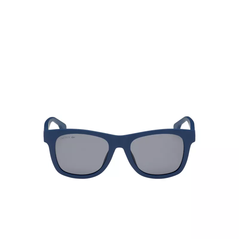 LACOSTE AKINIAI NUO SAULĖS L3651SRG-400 Unisex Matiniai Mėlyni Stačiakampiai Visas Rėmelis 48/17/130 mm