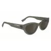 Lacoste moteriški akiniai nuo saulės L6013S5418210 Havana acetatas kvadratinis rėmas rudi gradientiniai lęšiai 54 mm