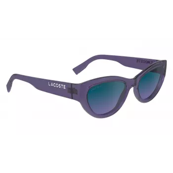 Lacoste moteriški akiniai nuo saulės L6013S5418513 - stačiakampis acetatinis rėmelis su UV400 apsauga - 54/18/140 mm