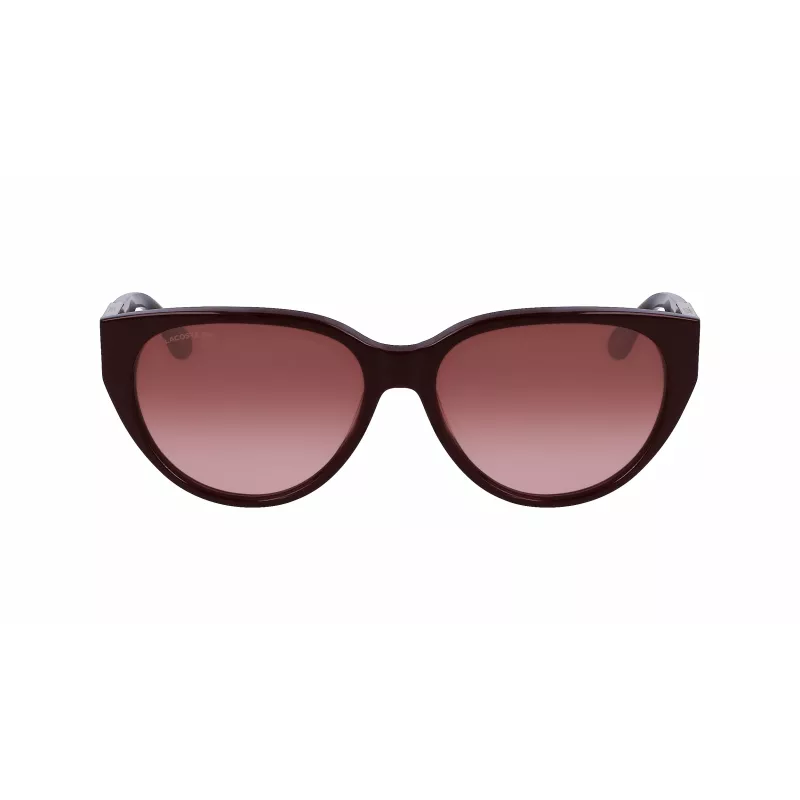 Lacoste moteriški akiniai nuo saulės L985S-603 bordo rėmelis pilki gradientiniai lęšiai 59mm