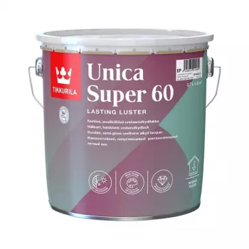 LACQ UNICA SUPER 60 S/GL 2.7L Alkyd Emaliniai Dažai Pusiau Blizgūs