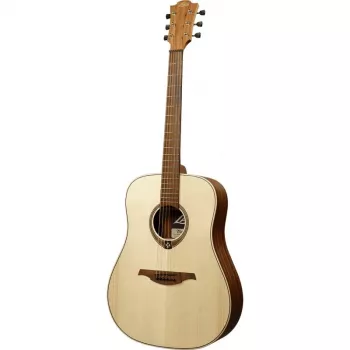 Lag GLA Tramontane 70 D Dreadnought akustinė gitara - vientisa eglės viršūnė, khaya galinė dalis ir šonai, Branko rosewood grifas, atviro porų satino apdaila, dešiniarankiams