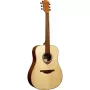 Lag GLA Tramontane 70 D Dreadnought akustinė gitara - vientisa eglės viršūnė, khaya galinė dalis ir šonai, Branko rosewood grifas, atviro porų satino apdaila, dešiniarankiams