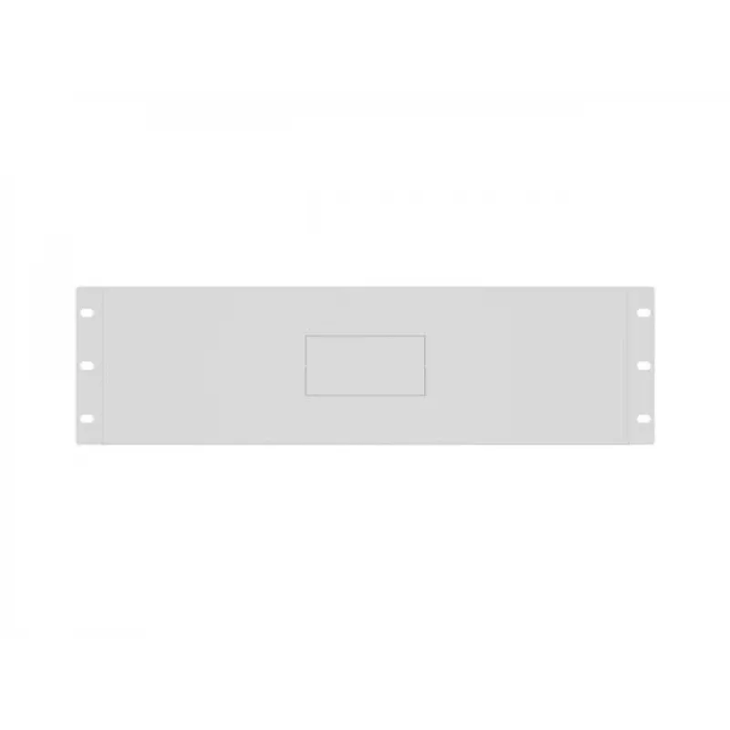 LANBERG 19-inch 3U Sliding Rack Shelf 360mm Depth Grey, 90kg Load Capacity, 4-Point Mounting