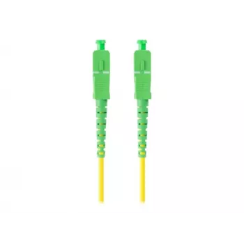 LANBERG Šviesolaidinis pataisos laidas SM SC/APC-SC/APC Simplex G.657.A1 1 m geltonas