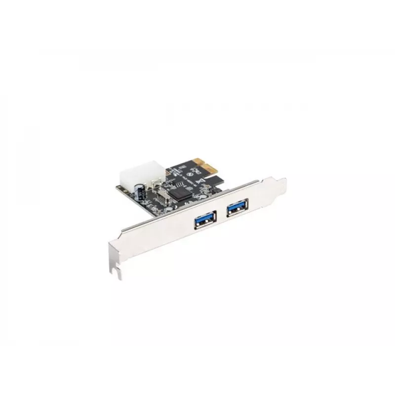 Lanberg PCE-US3-002 Vidinė USB 3.2 Gen 1 PCI Express kortelė su 2 išoriniais prievadais ir 1 vidiniu lizdu
