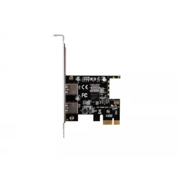 Lanberg PCE-US3-002 Vidinė USB 3.2 Gen 1 PCI Express kortelė su 2 išoriniais prievadais ir 1 vidiniu lizdu