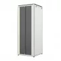 LANVIEW 19 colių 42U serverio spinta 800x800 mm, pilka (RAL 7035), stiklinės durys