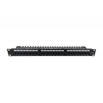 LANVIEW Cat5e 1U 24 prievadų UTP komutacinė plokštė - LVR-CAT5E-UTP-LSA