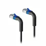 LANVIEW CAT6A U/FTP LSZH pataisos kabelis, RJ45, 0,5 m, pilkas, 10 Gbps, 500 MHz