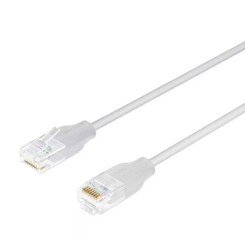 LANVIEW LightFlex CAT6 U/UTP 2M pilkas tinklo pataisos kabelis