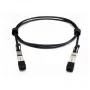 LANVIEW MO-SP10TW1 SFP+ į SFP+ tiesioginio prijungimo varinis kabelis, 10GbE, 1m pasyvus twinax, juodas (suderinamas su Allied Telesis SP10TW1)