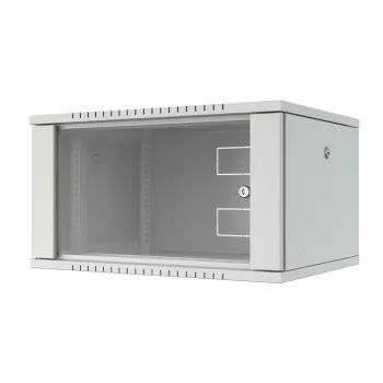 LANVIEW Quick Assembly Flat Pack 19 9U Sieninė tinklo spinta, 600x450x500mm, Juoda