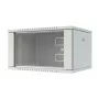 LANVIEW Quick Assembly Flat Pack 19 9U Sieninė tinklo spinta, 600x450x500mm, Juoda