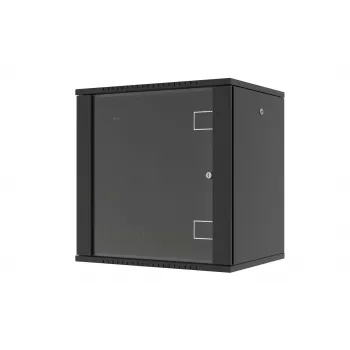 LANVIEW Quick Assembly Flat Pack 19 sieninis spintos 9U juoda