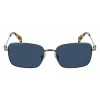 LANVIN LNV104S-050 Unisex Akiniai - Juodas acetato rėmelis, pilki CR-39 lęšiai, 56/18/140 mm
