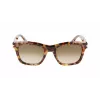 LANVIN LNV620S-213 Vyriški kvadratiniai acetatiniai akiniai nuo saulės Havana Brown Gradient 52mm