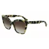LANVIN moteriški drugelio formos akiniai nuo saulės LNV617S-272 Havana/Ruda gradientas 59mm
