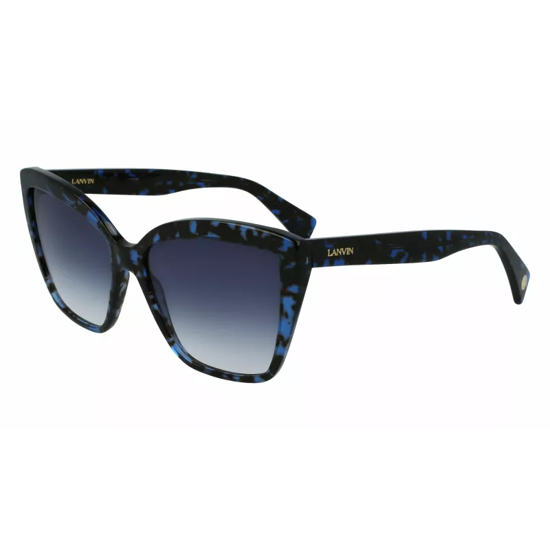 LANVIN Women's LNV617S-425 Butterfly Sunglasses Blue Gradient 59mm