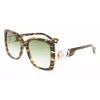 LANVIN Women's LNV624S-236 Sunglasses Havana Brown Gradient 53mm