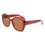 LANVIN Women's LNV628S-601 Square Sunglasses - Black/Grey - 54/19/140 mm