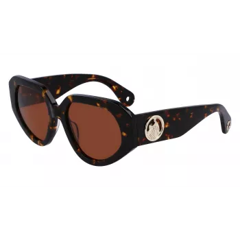 LANVIN moteriški akiniai nuo saulės LNV647S-234 Brown Havana acetatas 53mm