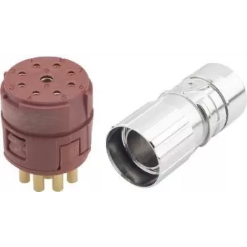 LAPP EPIC® M23 8+1 polių moteriškos jungties rinkinys su varžtiniu prijungimu, IP67 75009698
