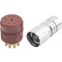 LAPP EPIC® M23 8+1 polių moteriškos jungties rinkinys su varžtiniu prijungimu, IP67 75009698