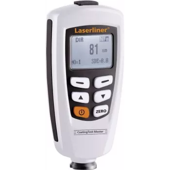 Laserliner CoatingTest-Master dangos storio matuoklis, 0-1250 µm, magnetinė indukcija ir sūkurinės srovės, juodas/baltas 082.150A