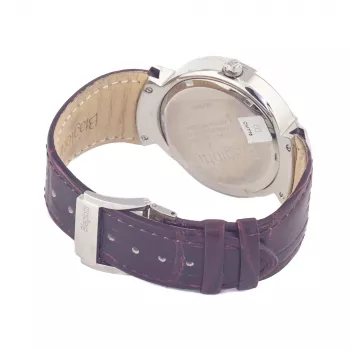 Laura Biagiotti LB0033M-04 Vyriškas kvarcinis analoginis laikrodis 40mm juodas ciferblatas, natūralios odos dirželis