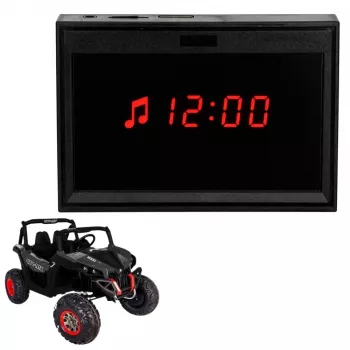 LCD muzikos skydelis automobiliui su baterija XMX603