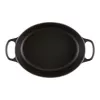 Le Creuset Signature ovalus kepimo indas 31 cm juodas emaliuotas ketus (4.7L)