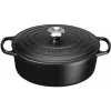 Le Creuset Signature ovalus kepimo indas 31 cm juodas emaliuotas ketus (4.7L)