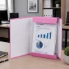 LEAN A4 dokumentų aplankas su elastine juosta, kietu viršeliu, rožinis, 4,5 cm nugarėlė